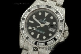 RLGS01024 SS/Diam Anni GMT SS/Diam Black Swiss Eta 2836 GMT