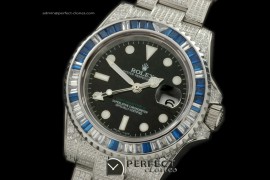 RLGS01025 SS/Diam Anni GMT SS/Diam Black Swiss Eta 2836 GMT