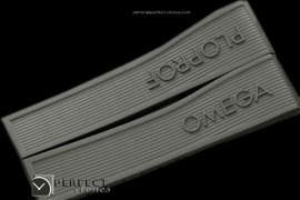OMRU01001 Rubber Strap for Omega Ploprof - Black