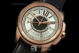 CARCC10026 Calibre de Cartier RG/LE White Asian 2813 21J Auto