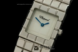 CPIC10001 Ice Cube Ladies SS/SS White Swiss Quartz/Boxset