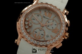 CPSPC1023Happy Sports Chrono RG/RU/Diam M-Wht Swiss Eta Qtz