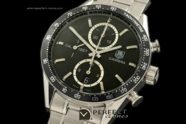 TG10074 Carrera 1887 Automatic Chronograph SS Black A-77528800