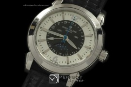 PPCC10002 Classic Calender Complications SS/LE Wht/Blk Jap Quart