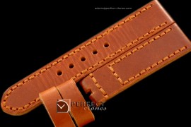 PNA01001 24/22 Calf Leather Tan/Gold Stitches for 44mm Panerai