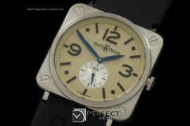 BRS10001 BRS SS/RU Cream Swiss Qtz