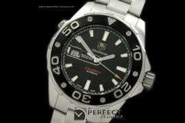 TGAQ01007 Aquaracer 500m Automatic SS/SS Black Asian 2824