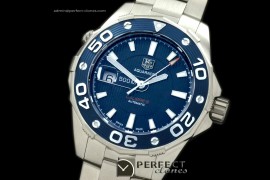 TGAQ01008 Aquaracer 500m Automatic SS/SS Blue Asian 2824