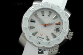 NU10001 Ladies Automatic SS/RU White Jap Quartz