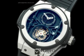 HBKPT10001 King Power Tourbillon SS/RU Black Flying Tourbil