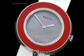 GU00254R U Play Mid Size SS/LE MOP Violet / Red Jap Quartz