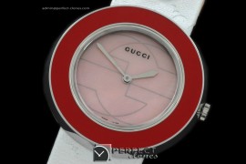 GU00253R U Play Mid Size SS/LE MOP Pink / Red Jap Quartz