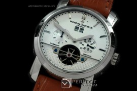 VC00163 Matle Calender/Big Date Tourbillon SS/LE White Asian Aut