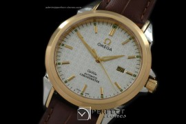 OMDE00114 Deville SS/YG/LE White Insginia Asian 2824 28800bph