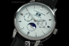 AL01009 Datograph Perpetual Calender/Big Date SS/LE White Asia