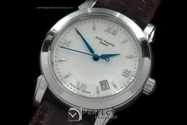 PP10071 Calastrava SS/LE White Swiss Eta 2824-2