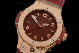 HB38-01019 Big Bang 38mm RG/LE CF Brown Swiss Quartz