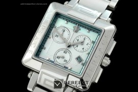 VE10038 Reve Ladies Chrono SS White Swiss Quartz c/w Boxset