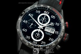 TGCA00126 Carrera 43mm Limited Ed Chrono DLC/LE Blk A-7750