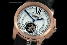 CARCC00096 Calibre de Cartier Tourbillon RG/LE White Flying Tour
