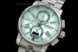 MB10081 Star 481Chrono SS/SS White Asian 21J Faux Chrono