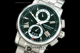 MB10082 Star 481Chrono SS/SS White Asian 21J Faux Chrono