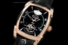 PG00105 Forma XL Hebdomadarie Tourbillon RG/LE Blk Tourbillon