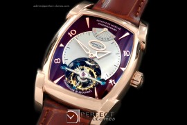 PG00106 Forma XL Hebdomadarie Tourbillon RG/LE Brn Tourbillon