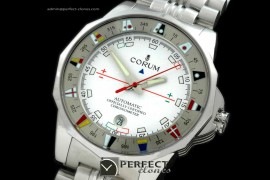 CO10011 Admiral's Cup SS White Swiss Eta 2824-2