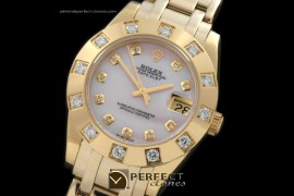 RLMPmF01122 FG 12 Diam Bez MOP Pink Diamond Swiss Eta 2836-2