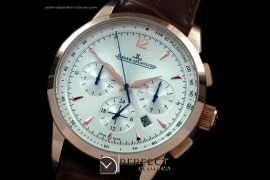 JL00166 Master Chronograph RG/LE White Asian 23J Automatic