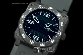 BR03TA-01003 BR03 Type Aviation PVD/RU Black Swiss Eta Qtz