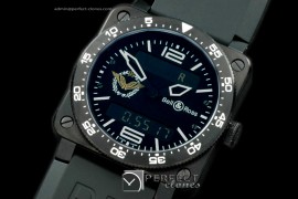 BR03TA-01007 BR03 Type Aviation PVD/RU Black Swiss Eta Qtz