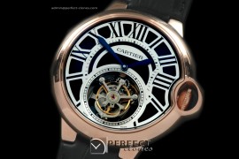 CARBA00028 Ballon de Cartier Tourbillon RG/LE Black Flying Tour