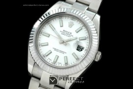 R41DJS00101 SS Oyster Fluted White Sticks Asian Eta 2836-2 25J