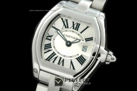 CARR00121 Roadster Ladies SS/SS White Swiss Quartz