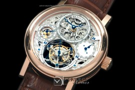 BR00076 Jubilee Calender Tourbillon RG/LE Skeleton Flying Tourbi