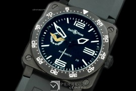 BR03TA-01014 BR03 Type Aviation PVD/RU Black Asian 2824