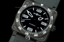 BR03TA-01012 BR03 Type Aviation PVD/RU Black Asian 2824