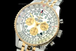BLNVC10011 Navitimer Cosmonaute SS/YG White Asia 7750