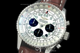BLNVC10001L Navitimer Cosmonaute SS/LE White Asia 7750