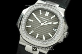 PP00007 Nautilis Jumbo SS/LE/Diam Grey Swiss SW 200