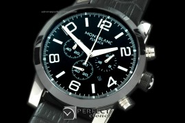 MB10057 Timewalker Chronograph SS/Cer/LE Black Quartz Chrono
