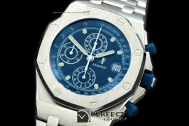 AAP10072 Royal Oak Chronograph SS/SS Blue A-7750