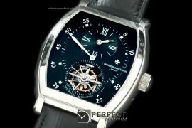 VCM00107 Malte Regulator Tourbillon SS/LE Blk Dial Flying Tourbi