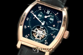 VCM00109 Malte Regulator Tourbillon RG/LE Blk Dial Flying Tourbi