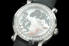 CP00052 Happy Sports Animal Kingdom SS/ST Diam White Swiss Qtz