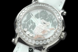 CP00052L Happy Sports Animal Kingdom SS/LE Diam White Swiss Qtz