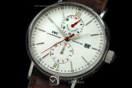 IWPT10021 Portofino Chrono SS/LE White Asian 21J Faux Chrono