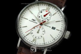 IWPT10021 Portofino Chrono SS/LE White Asian 21J Faux Chrono